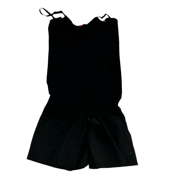 Spanx Open Bust Mid-Thigh Black Bodysuit - Picture 1 of 8